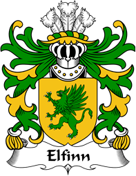 Welsh Coat of Arms for Elfinn (AP GWYDDNO)