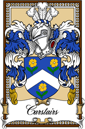 Scottish Coat of Arms Bookplate for Carstairs