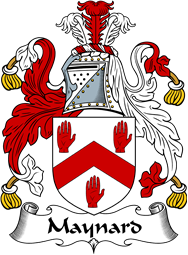 English Coat of Arms for the family Maynard