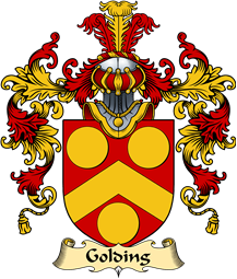 English Family Coat of Arms (v.25) Golding
