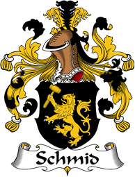 German Wappen Coat of Arms for Schmid