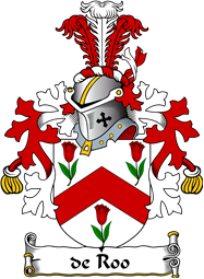 Dutch Coat of Arms for de Roo