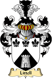 English Coat of Arms (v.23) for the family Littell or Little