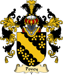 English Family Coat of Arms (v.25) Povey