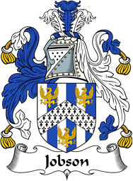 English Coat of Arms for the family Jobson