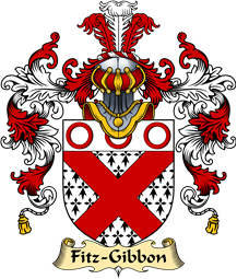 Irish Family Coat of Arms (v.25a) Fitz-Gibbon