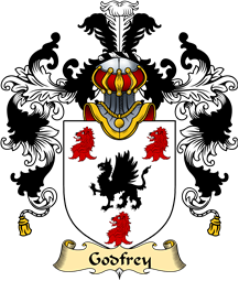 Irish Family Coat of Arms (v.25a) Godfrey or MacGoffrey