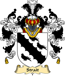 English Family Coat of Arms (v.25) Strait (s)