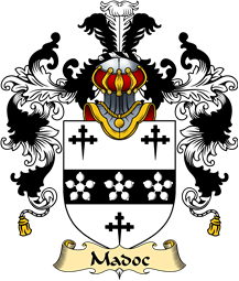 Irish Family Coat of Arms (v.25a) Madoc or Madox