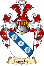 v.23 Coat of Family Arms from Germany for Tauscher