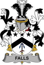 Irish Coat of Arms for Falls