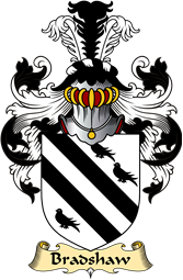 English Coat of Arms (v.23) for the family Bradshaw