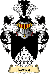 English Coat of Arms (v.23) for the family Loney