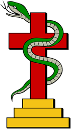 Cross, Calvary Serpent Entwined