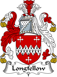 English Coat of Arms for the family Longfellow