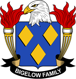 Coat of arms used by the Bigelow family in the United States of America