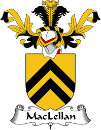 Coat of Arms from Scotland for MacClellan or MacLellan