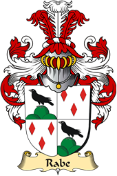 v.23 Coat of Family Arms from Germany for Rabe