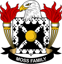 Coat of arms used by the Moss family in the United States of America