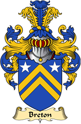 English Coat of Arms (v.23) for the family Breton