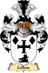 Scottish Family Coat of Arms (v.23) for Colless