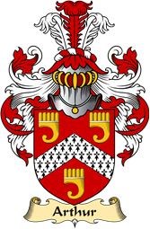 Irish Family Coat of Arms (v.23) for Arthur