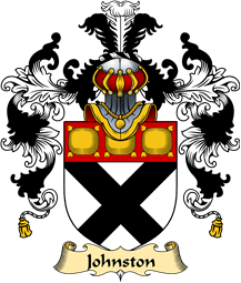 Irish Family Coat of Arms (v.25a) Johnston