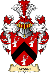 Welsh Family Coat of Arms (v.23) for Iarddur (AP CYNDDELW)