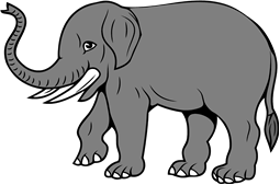 Elephant Passant