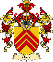 English Family Coat of Arms (v.25) Clare