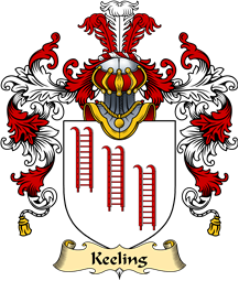 English Family Coat of Arms (v.25) Keeling
