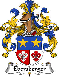 German Wappen Coat of Arms for Ebersberger