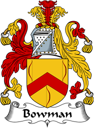 English Coat of Arms for the family Bowman I