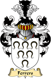 English Coat of Arms (v.23) for the family Ferrers