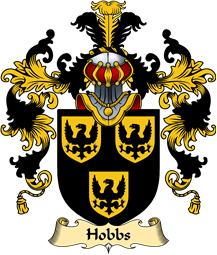 English Family Coat of Arms (v.25) Hobbs