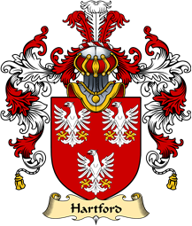 Welsh Family Coat of Arms (v.25) Hartford (Sir Walter, of Pembrokeshire)