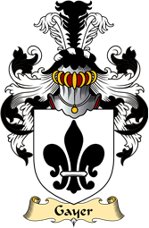 English Coat of Arms (v.23) for the family Gayer