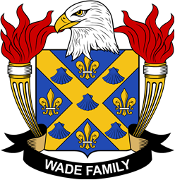 Coat of arms used by the Wade family in the United States of America