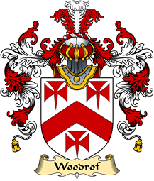 English Family Coat of Arms (v.25) Woodrof or Woodrow