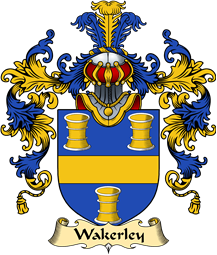 English Family Coat of Arms (v.25) Wakerley