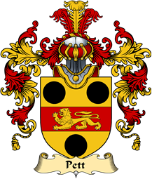 English Family Coat of Arms (v.25) Pett