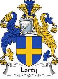 English Coat of Arms for the family Lorty