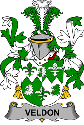 Irish Coat of Arms for Veldon