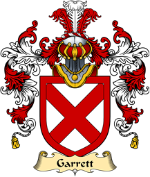 Irish Family Coat of Arms (v.25a) Garrett