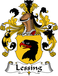 German Wappen Coat of Arms for Lessing