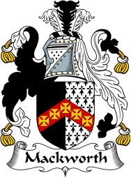 English Coat of Arms for the family Mackworth