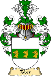 English Coat of Arms (v.23) for the family Taber