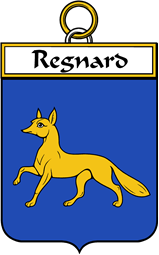 French Coat of Arms Badge for Regnard