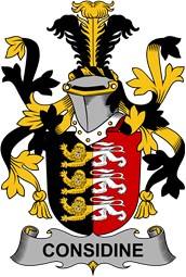 Irish Coat of Arms for Considine or McConsidine