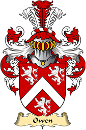 Welsh Family Coat of Arms (v.23) for Owen (of Caer-Fryn, Anglesey)